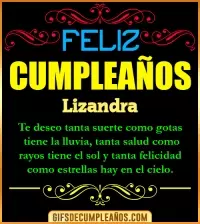 GIF Frases de Cumpleaños Lizandra